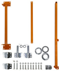 Heavy Duty Wall Mount Jib Crane With 660 Lb Capacity And 121 Cm Reach All Steel Construction Electric Hoist Holder components
