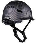 Vented Class C Safety Hard Hat With Carbon Fiber Style Graphic, Removable Chin Strap, Adjustable Vents, Durable PC ABS Build