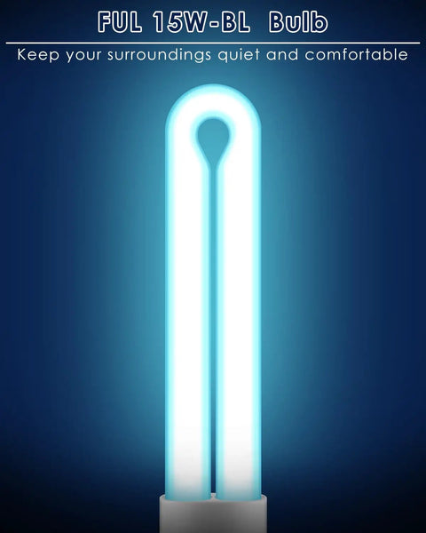 No Fuss 15W U Shape Replacement Lamp Tube With 4 Pin Base against blue background
