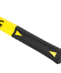 16 Inch Brass Hammer 3 Lb Non Sparking Tool With Fiberglass Handle And Double Faced Head Made In USA Built To Take A Beating In Hazardous Environments Without Marking showing the fiberglass handle