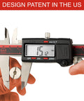 IP54 Grade Digital Caliper 6 Inch 150mm with Inch, Metric, and Fraction Conversion measuring small metal object