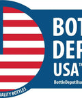 Bottle Depot USA logo with American flag and website URL