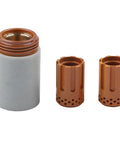 Pro Grade Swirl Ring And Retaining Cap Plasma Cutting Consumables Kit For PMX 1000 1250 1650 RT60 RT80 80A polymer copper parts