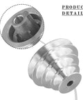 Close-up of pulley wheel for benchtop drill press Z4116, showing 4-step aluminum design with 14mm bore for smooth speed changes.