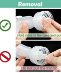 Guide for removing Duckbill Valve Replacement 4 Pack For Ameda Mya Joy And Purely Yours And Lansinoh Double Electric Pumps BPA Free DEHP Free