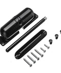 Beefy Heavy Duty Zinc Alloy Adjustable Spring Door Closer Hardware With Surface Mount Design Smooth Quiet Close Adjustable Stops