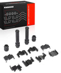 Heavy Duty Rear Side Disc Brake Hardware Kit Compatible With Toyota Tundra 2007 To 2021 And Sequoia 2008 To 2022 Plus Lexus Lx570 Models From 2008 Through 2021 For Smooth Stopping Power And Reliable Ride Quality. rear brake clips and boots set