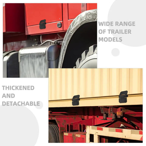 Heavy Duty Weld On Butt Hinges for Metal Gates and Trailers with Removable Pin on red trailers