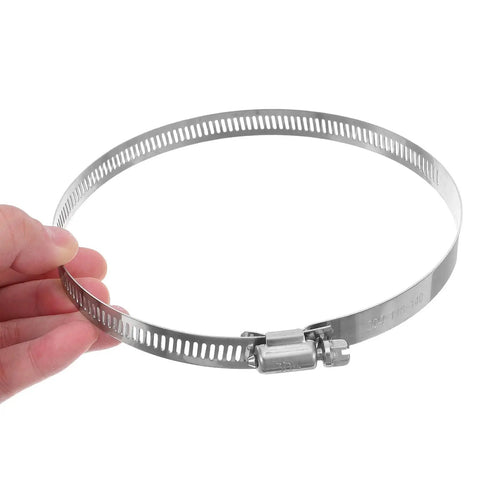 Heavy Duty 12 Pcs 304 Stainless Steel Worm Gear Clamps Perfect For Car Radiator Plumbing And Pool Filter Hose Repair With Smooth Edges To Prohibit Friction And Ensure Tight Seals For Durable Adjustable Tube Fixing Jobs, stainless steel worm gear hose clamp