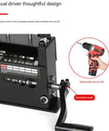 Heavy Duty Automatic Wire Stripper Tool For Electrician And Home DIY Projects Lightweight Portable Cable Cutter with drill attachment and removable handle.
