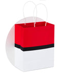 Two Pack Pokemon Gift Bags Bundle 9 Inch Pokeball and 15 Inch Extra Large Pikachu Bags for Kids Teens Gamers Perfect for Birthdays