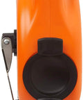 Side view of Pro Grade Chalk Line Reel With 110 Foot Reach, 12 Ounce Chalk Capacity, Steel Crank Handle, Gloved-Hand Friendly Grip