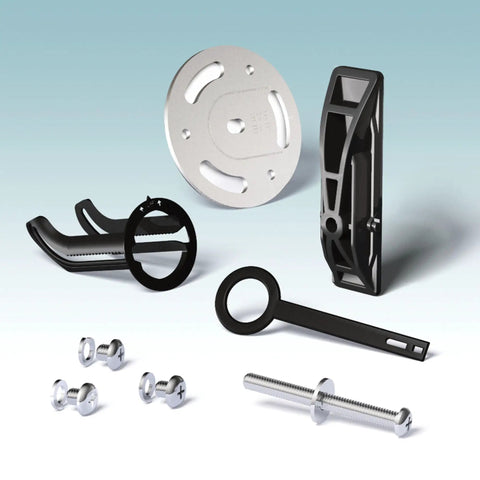 SecureMount Grab Bar Anchor Chrome Wall Mount Hardware No Studs Needed Supports Up To 300 Lbs Easy Install For Bathrooms And Showers Ideal For Home Bathrooms And Public Restrooms Safer Grabs