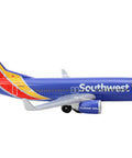 Blue die-cast airplane from Airport Playset With Die Cast Airplane Cars And Plastic Terminal Pieces For Kid Friendly Fun Ages 3 Plus