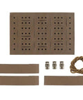 Modular Med Tray Organizer Insert For Backpacks And Utility Pouches Configurable Tray System For Outdoor Gear Tactical Kits And EDC Essentials In Tan Today, showing tan panel, cord locks, and elastic cords.