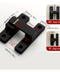 Sliding Door Latch Zinc Alloy Right Angle Bolt Lock For Cabinets And Equipment Enclosures 90 Degree And 180 Degree Installation
