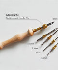 All In One Starter Punch Needle Embroidery Kit For Adults Beginners With Adjustable Tools And Wooden Handle Pen Set Includes Extra Needles And Poke Tools
