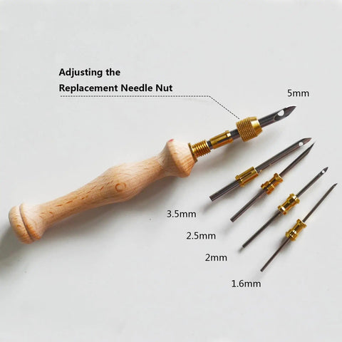All In One Starter Punch Needle Embroidery Kit For Adults Beginners With Adjustable Tools And Wooden Handle Pen Set Includes Extra Needles And Poke Tools