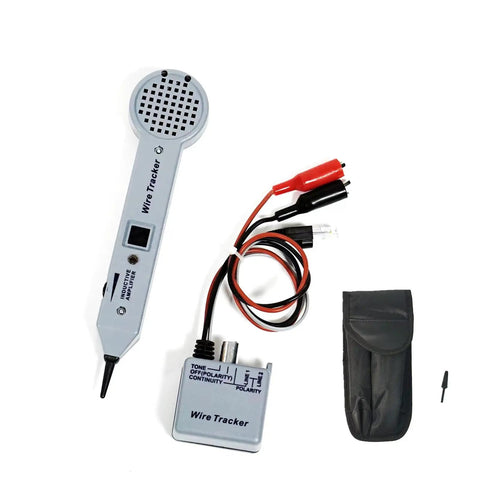 Tone Generator Kit And Wire Tracer For Pros And DIYers High Accuracy Cable Toner Detector Line Finder Inductive Amplifier Probe Kit