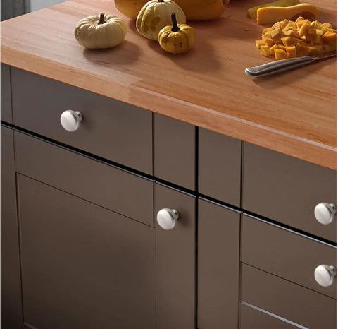 Brushed Nickel Cabinet Knobs And Pulls For Drawers And Closet Doors Fingerprint Resistant Durable Kitchen And Bathroom Cabinet Hardware