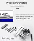 Premium Woodworking Lathe Tool With Beading Drill Bit For DIY Projects And Workshops; Fits 10-20 Inch Machines, Ball Holder Accessory Enhances Turning Efficiency Perfect For Crafters parts and specifications laid out.