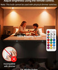 Scene with Color Changing GU10 RGB LED Bulb 12 Colors, 5W Dimmable, Remote Pack of 4 showing reading and night light settings.