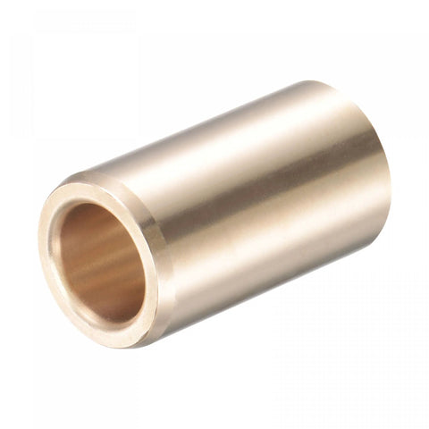 Front view of a Self Lubricating Cast Brass Sleeve Bearing With 12mm Bore, 18mm Outer Diameter, 30mm Length, for industrial use.