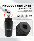 Beefy One And One Sixteenth Inch Oil Pressure Sensor Socket For Three Eighths Inch Drive And One And One Eighth Inch Hex Wrench