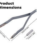 Y Shaped Watch Spring Bar Tweezers Alloy Steel Precision Repair Tool For Replacing Straps And Band Links And Bracelet Length Adjustment