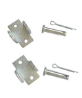 Mounting brackets and pins for 12V DC Linear Actuator With Six Inch Stroke, 55 Lbs Lift Capacity, IP54 Rated, Includes Limit Switch