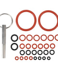 High Quality Silicone Maintenance Repair Kit For Coffee Brewing Machines Ensuring Strong Seal Against All Leaking Problems Saving Time And Money Keeping Kitchen Appliances Safe From Water Stains And Hassles For Real People Gonna Love The Results. silicone O-rings and tool set
