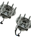 Straight Up Reliable Front Wheel Bearing And Hub Assembly Pair For Chevy Express Gmc Savana 2500 3500, 8-lug design.