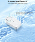 WiFi Water Leak Detector 3 Pack With Real Time Alerts And Email Or App Push Notifications, 100dB Adjustable Alarm, Smart Water Sensor