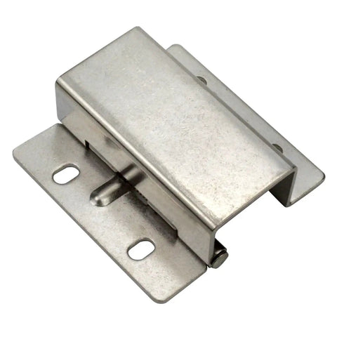 Right Angle Weld-On Hinge For Concealed U-Shaped Slot Doors Built Tough 304 Stainless Steel with square bracket design