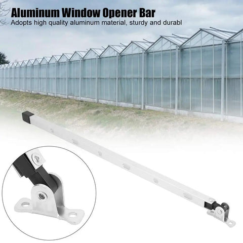 Aluminum Greenhouse Window Opener Stay Kit For Roof Vents No Fuss Easy Install Universal Fit For Most Standard Greenhouses Durable Weatherproof Vent Control For A Better Garden