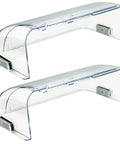 Clear 2-pack Magnetic Vent Deflector for 9 to 14 inch vents adjustable air direction for floor wall and ceiling registers