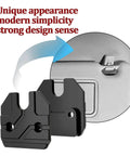 Heavy Duty Aluminum Car Sun Visor Repair Kit With Screws Tough Sun Visor Clip Replacement in black, close-up view.