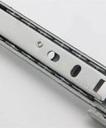 Close-up of Two Pack Full Extension Drawer Slides For Quiet Smooth Glides No Squeak Runners With Easy Install Corrosion Resistant Finish