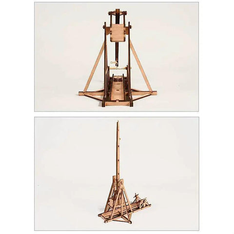 Wooden Trebuchet Desktop Model Kit For Adults A Hardcore Hobby Project You Can Build From Start To Finish And Show Off On Your Desk 