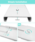 Portable Air Conditioner Window Vent Kit with 5.9 Inch Exhaust Hose, detailing simple installation of sliding sealing plates.