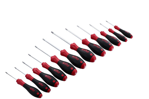 Torx Screwdriver Set 12 Piece T5 Through T40 With SoftFinish Ergonomic Cushioned Grip Handle For Maximum Torque And Durable Performance