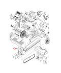 Stabilizer Block Replacement Part CC1425 For Elliptical Machines OEM-Style Support Component For E7.5 E7.7 And Club XI Models diagram