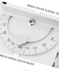 Angle ruler sliding table on Portable Benchtop Table Saw For DIYers And Hobbyists, Mini Multifunction Woodworking Saw
