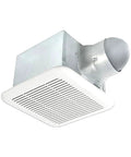 Quiet Bathroom Exhaust Fan With Brushless DC Motor, Energy Efficient No Fuss Performance, 80/110 CFM Adjustable Speed, White