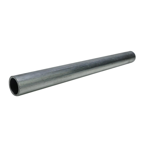 Extruded Aluminum Tube 1-1/4 Inch OD 1/8 Inch Wall 13 Inch Length 6061 Alloy Mill Finish Made In USA, side view