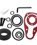 O Ring Repair Kit For Floor Nailer And Nailer Rebuild Kit With 105043 Bumper Compatible With 21530000 Replacement Parts For Flooring Stapler Durable Pro Grade Tool Repair Set components displayed