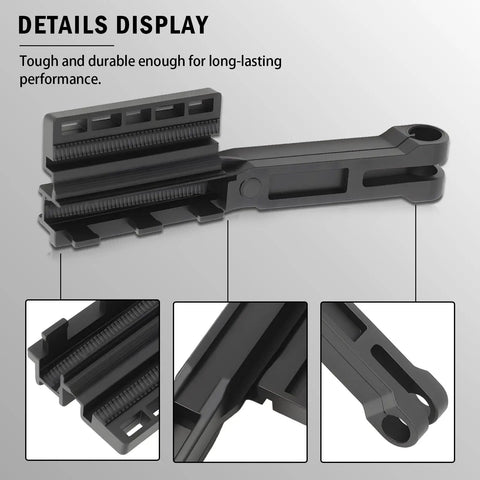 Volvo Truck Outer Door Handle Lower Rod Linkage Replacement For Smooth Lock Release Works Great Easy Install Door Handle Cable Built To Last Fits Heavy Duty Cab Doors Reliable Door Access Mechanism black plastic linkage close-up