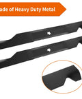 Hi Lift Mower Blades For 46 Inch Deck Fits Husqvarna YTH Series And Craftsman YT3000 Bagging And Level Cut With Extra Airflow Heavy Duty Replacement