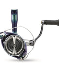 Regal LT Spinning Fishing Reel RGLT3000D CXH B With Air Rotor And ATD Drag, side view highlighting lightweight design