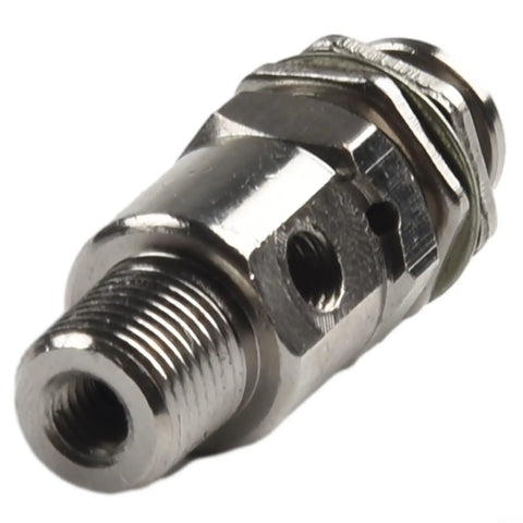 Close-up of Rock Solid Heavy Duty Pneumatic Valve With Push Button Return Switch, 2 Position 3 Way Metal Body, 0 To 0.9 MPa, Compact Air Control Valve
